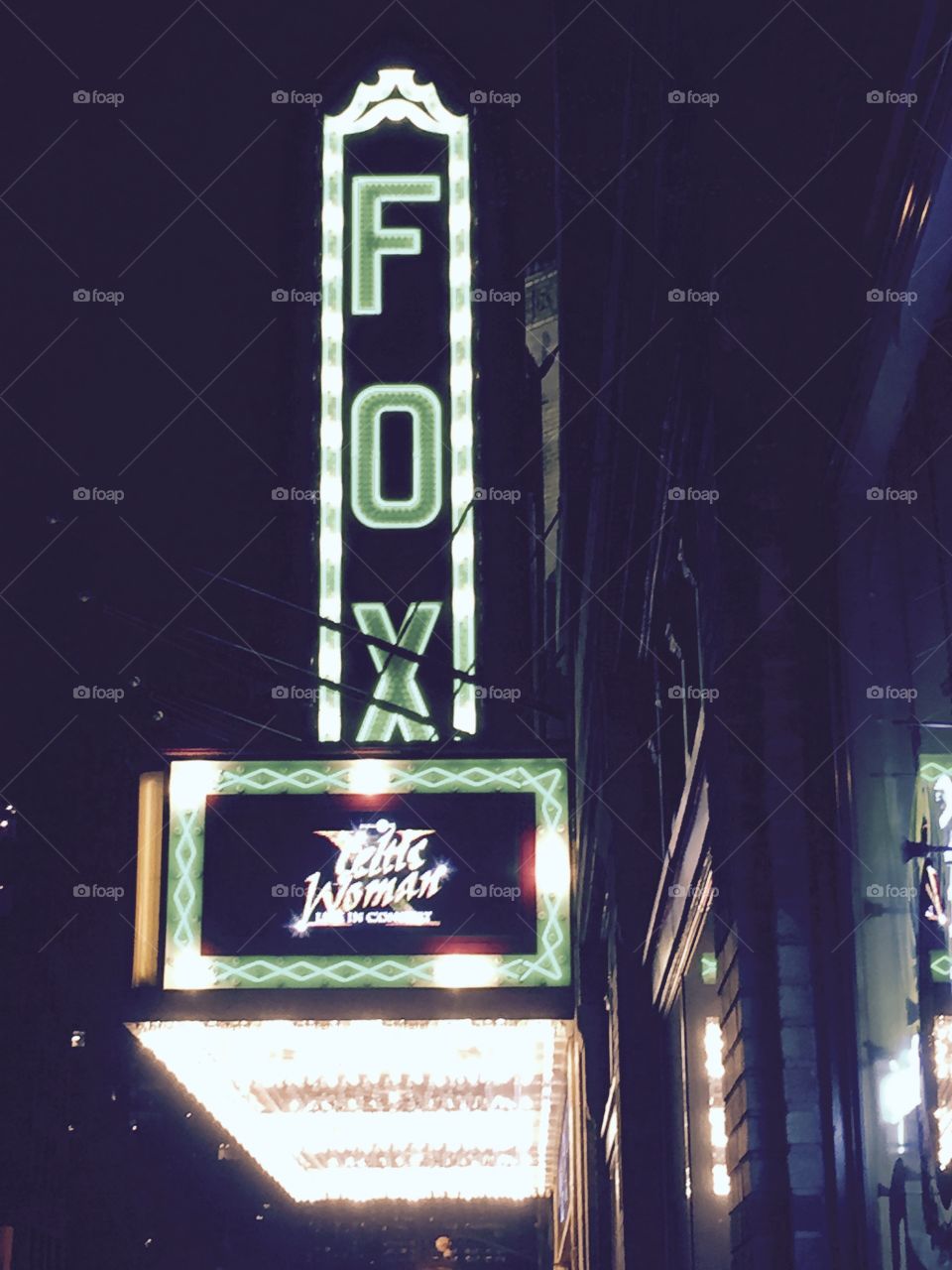 Fox Theater Sign Atlanta
