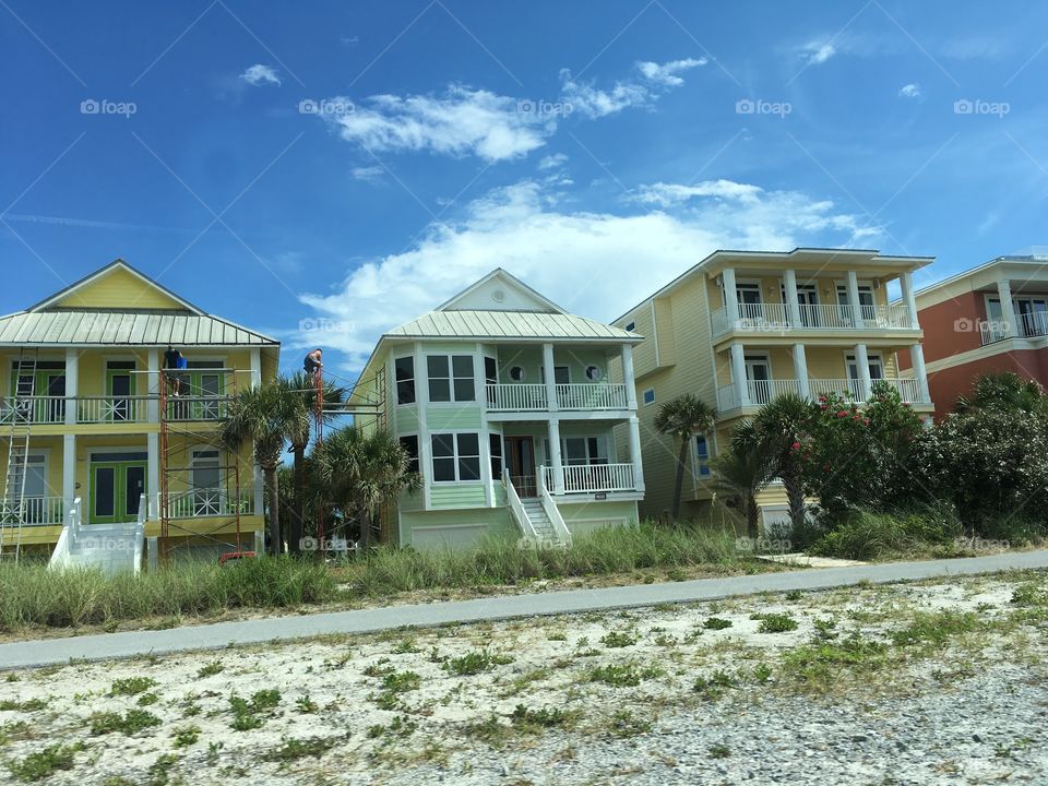 Beach houses in Florida