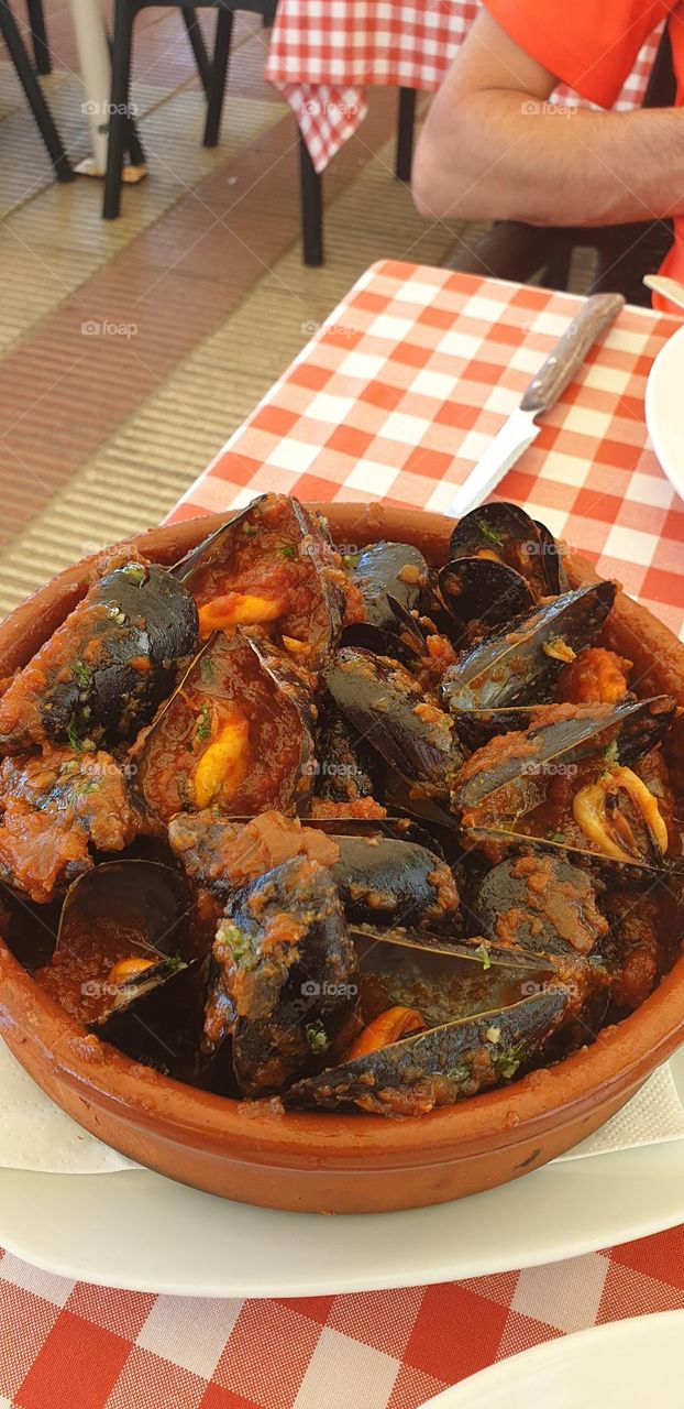 Mejillones a la Marinera