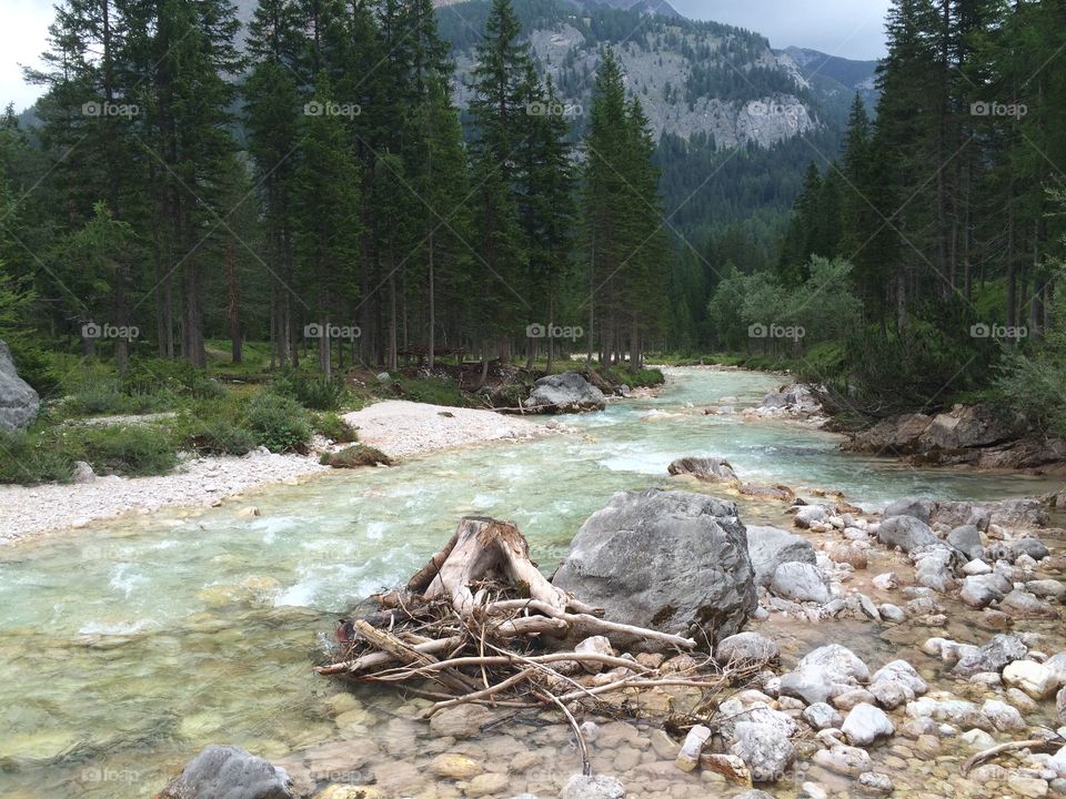 River in Italy . Holiday 