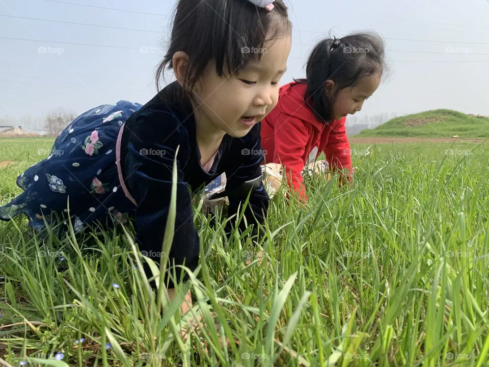 Playing outside