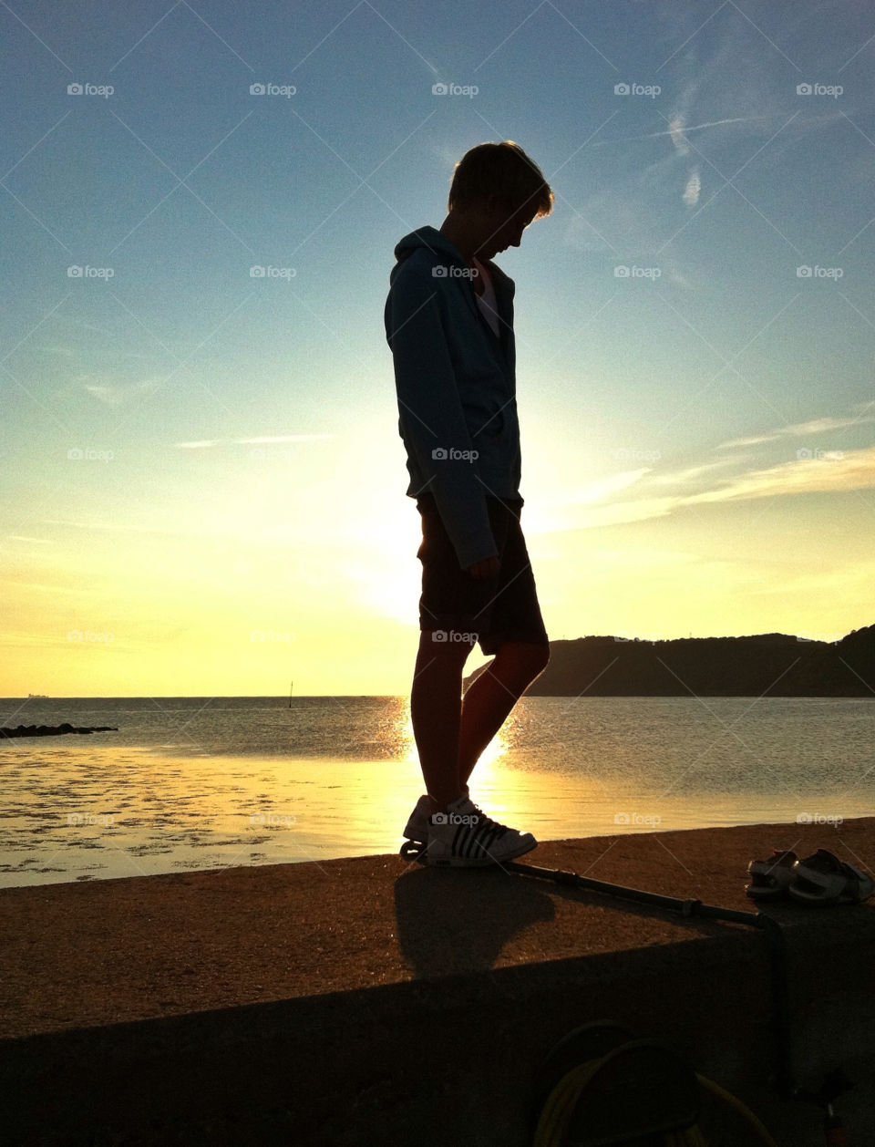 mölle sweden young sunset boy by chattis