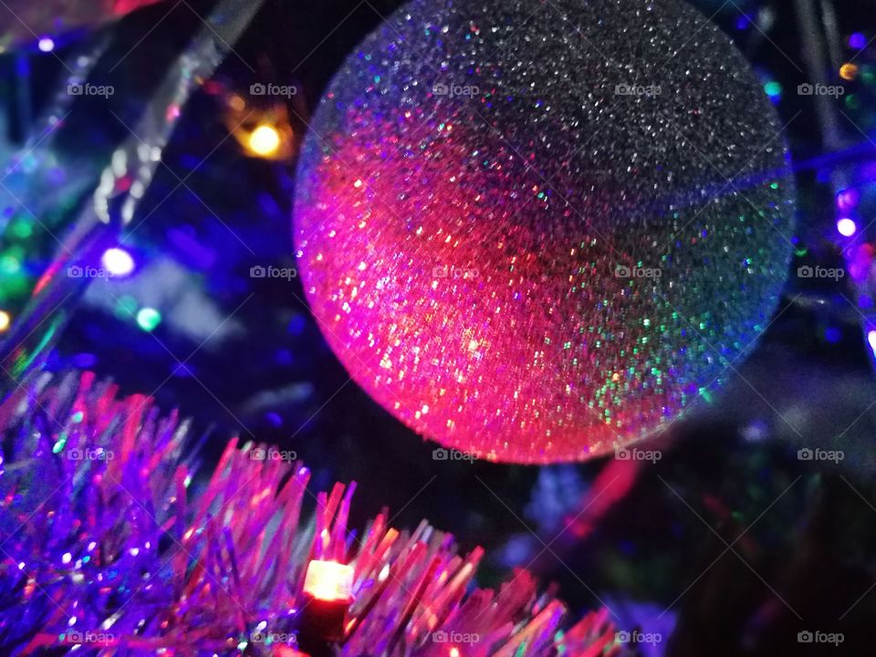 Christmas, Shining, Sphere, Blur, No Person