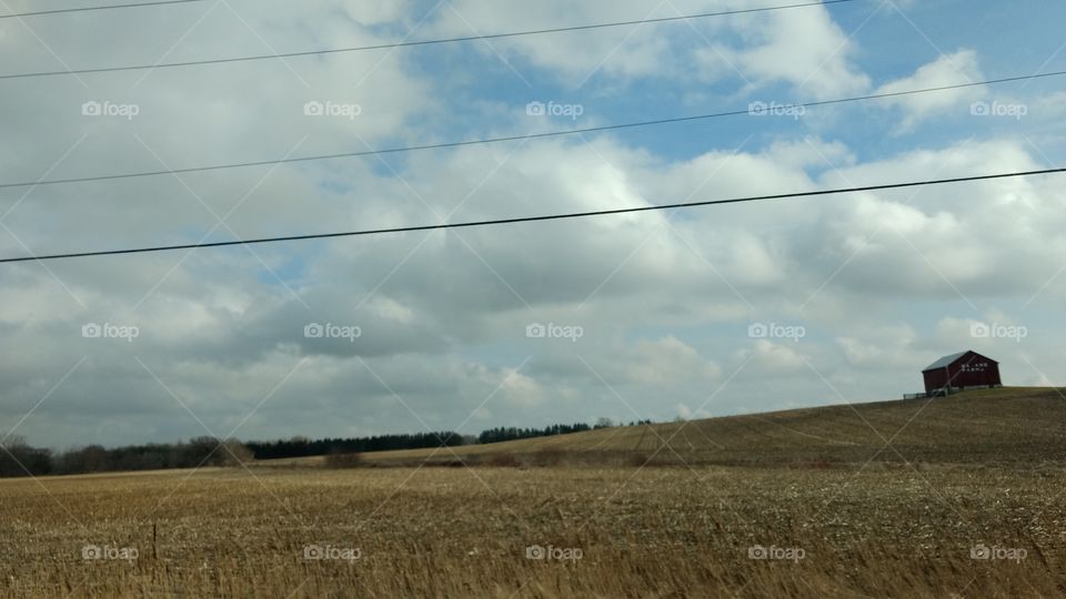 Landscape, Agriculture, Farm, Sky, Field