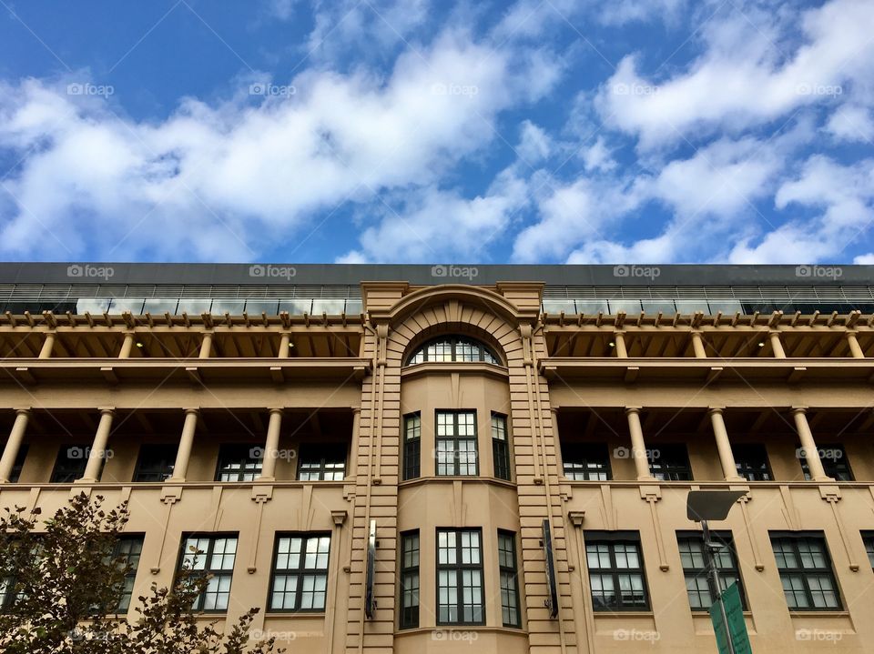 Old architecture style in the city.