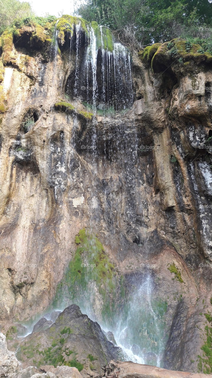 Nature, Water, Rock, Waterfall, No Person