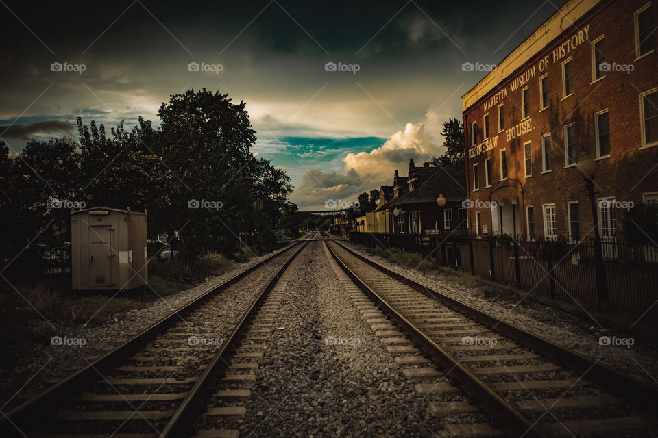 Marietta Georgia Railroad Sunset see more of my work on Instagram @idavidclicks