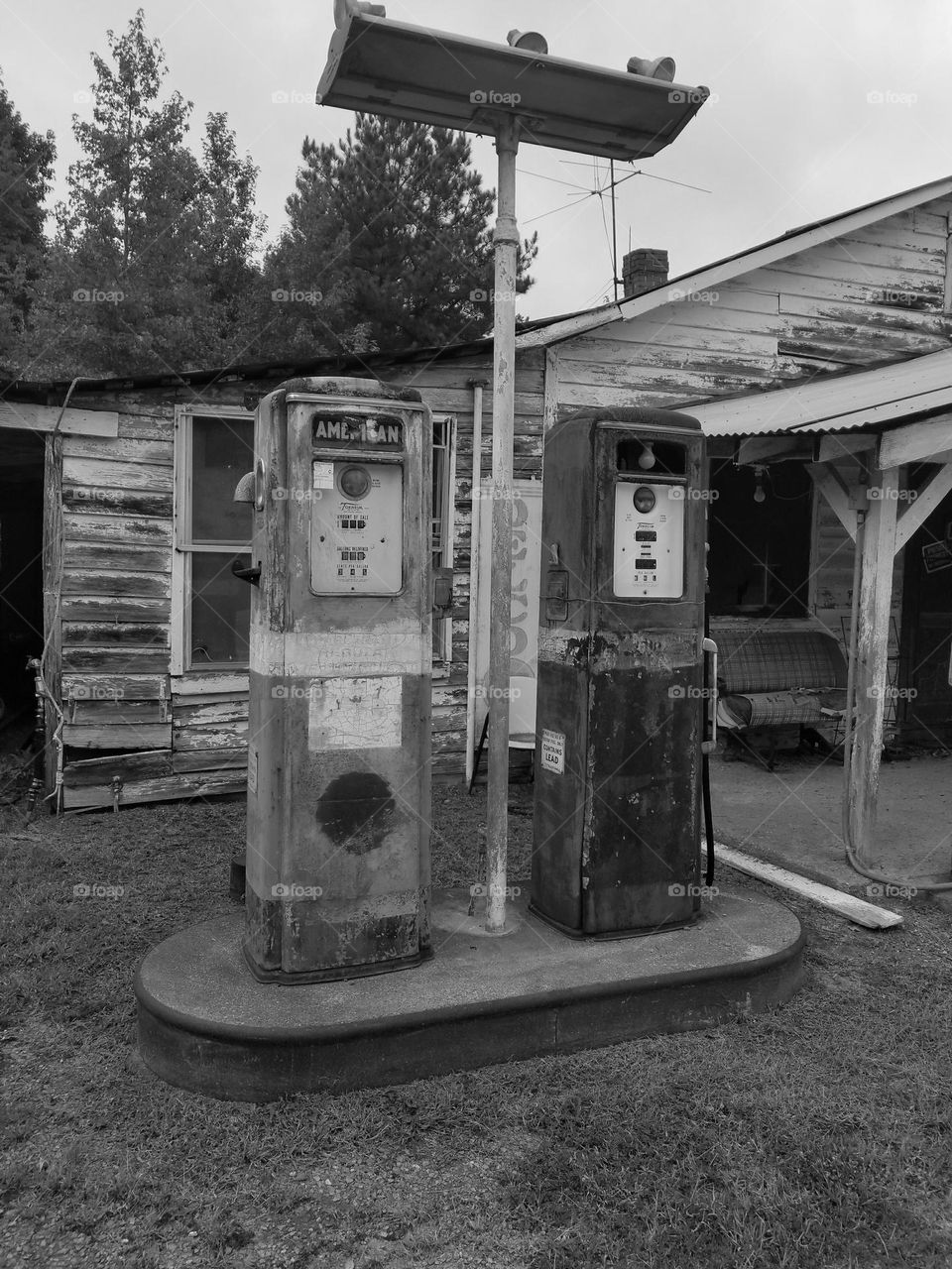 old time gas pumps