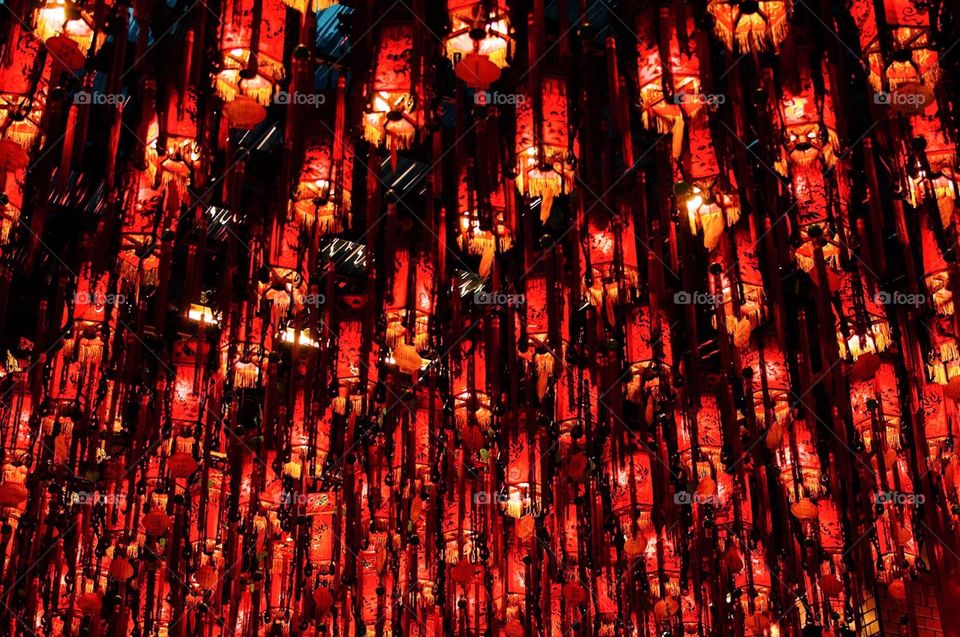 Temple lanterns 