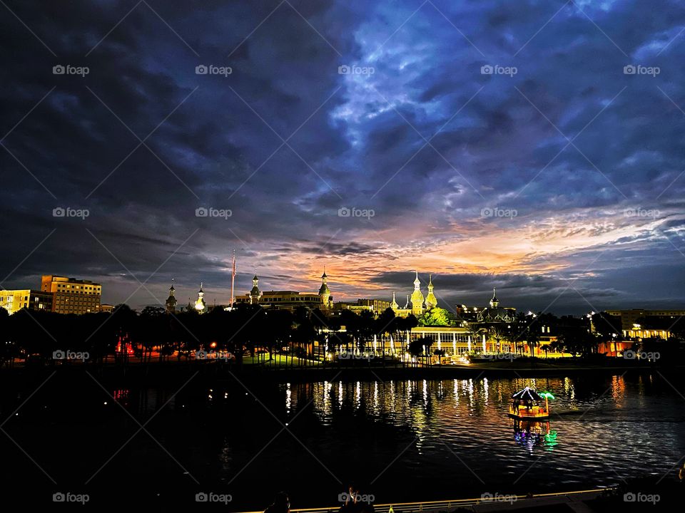 University of Tampa across the water 