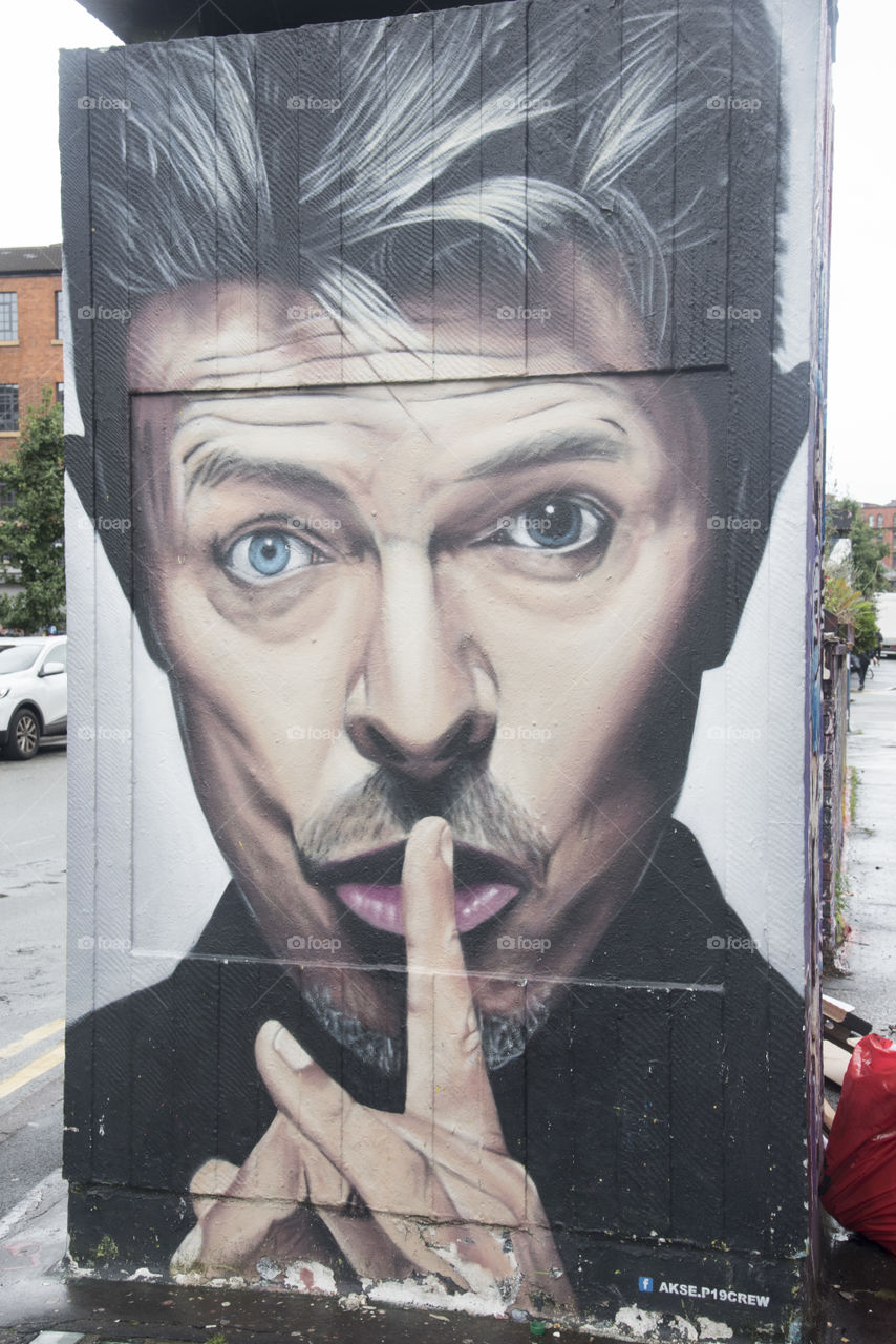 David Bowie Graffiti, Manchester