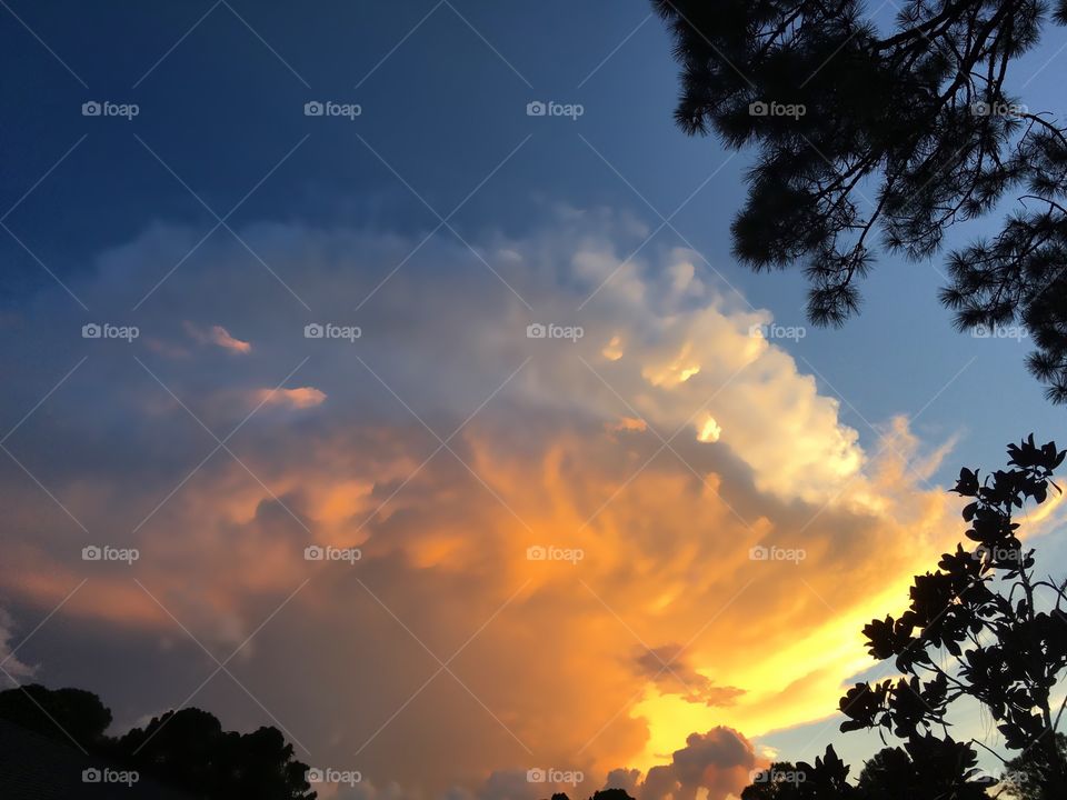 Huge mushroom cloud