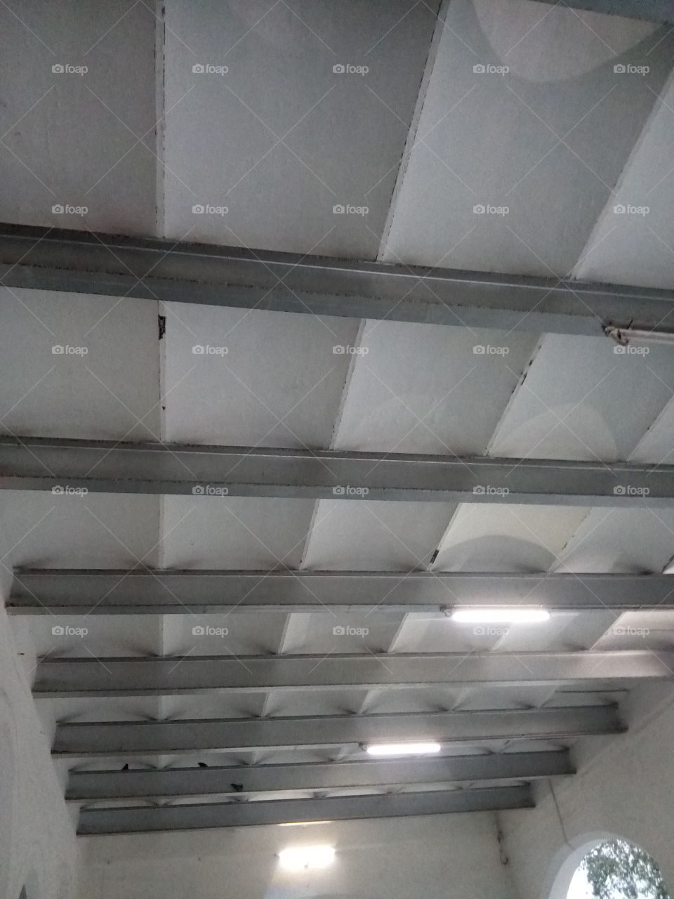 old ceiling of a old building