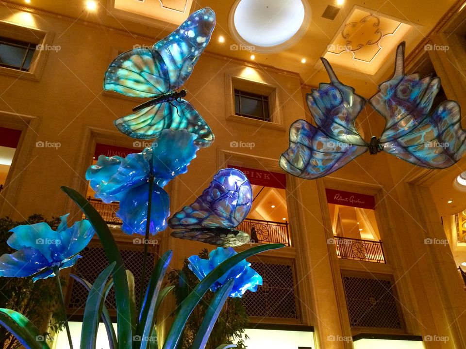 Butterflies at the Palazzo Resort 