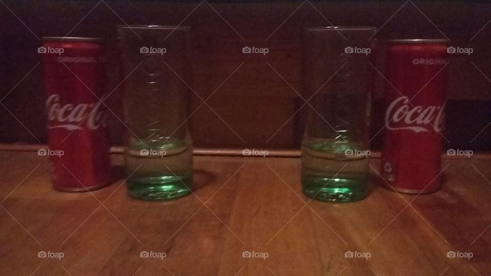 Coca cola with bacardi