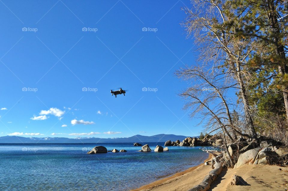 Lake Tahoe views and drone