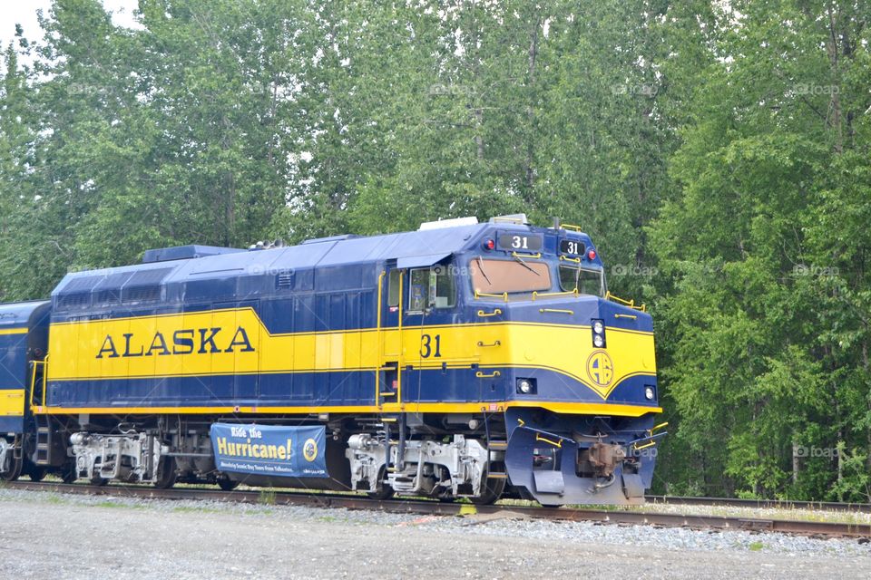 Alaska Railroad Engine