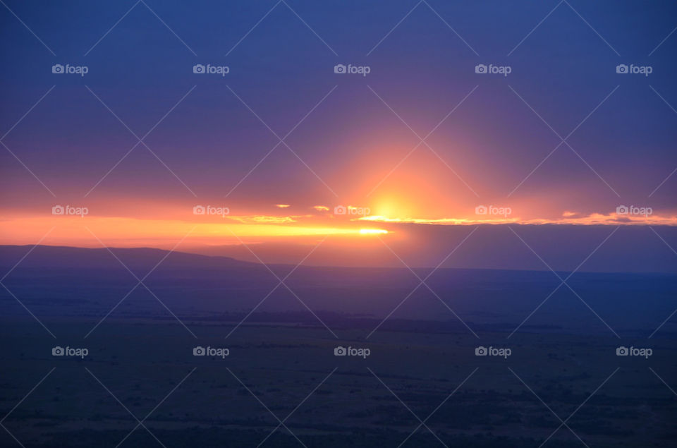 sunrise scenery africa kenya by hunter_dude99