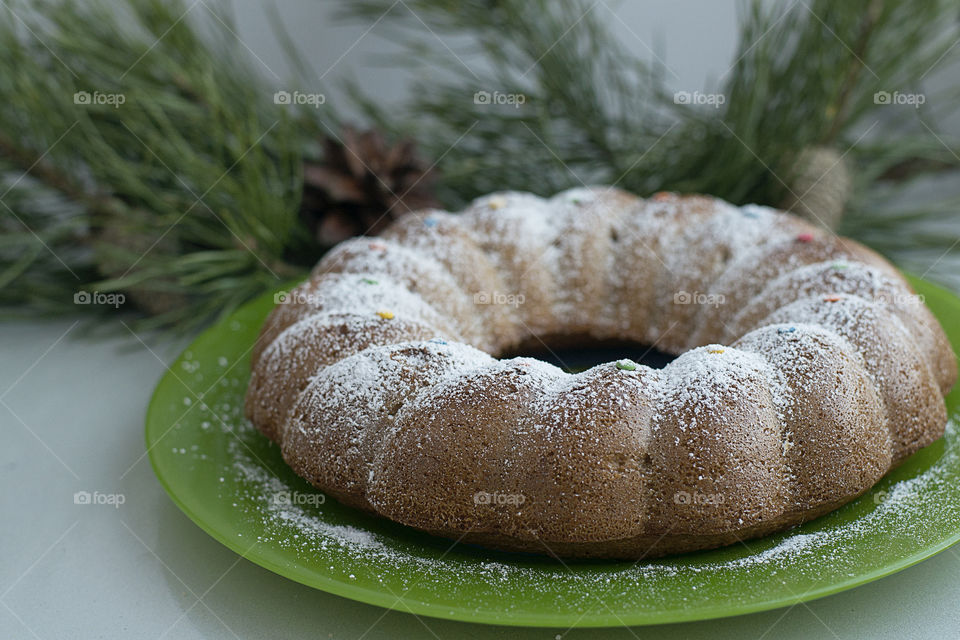 Close-up of a cake