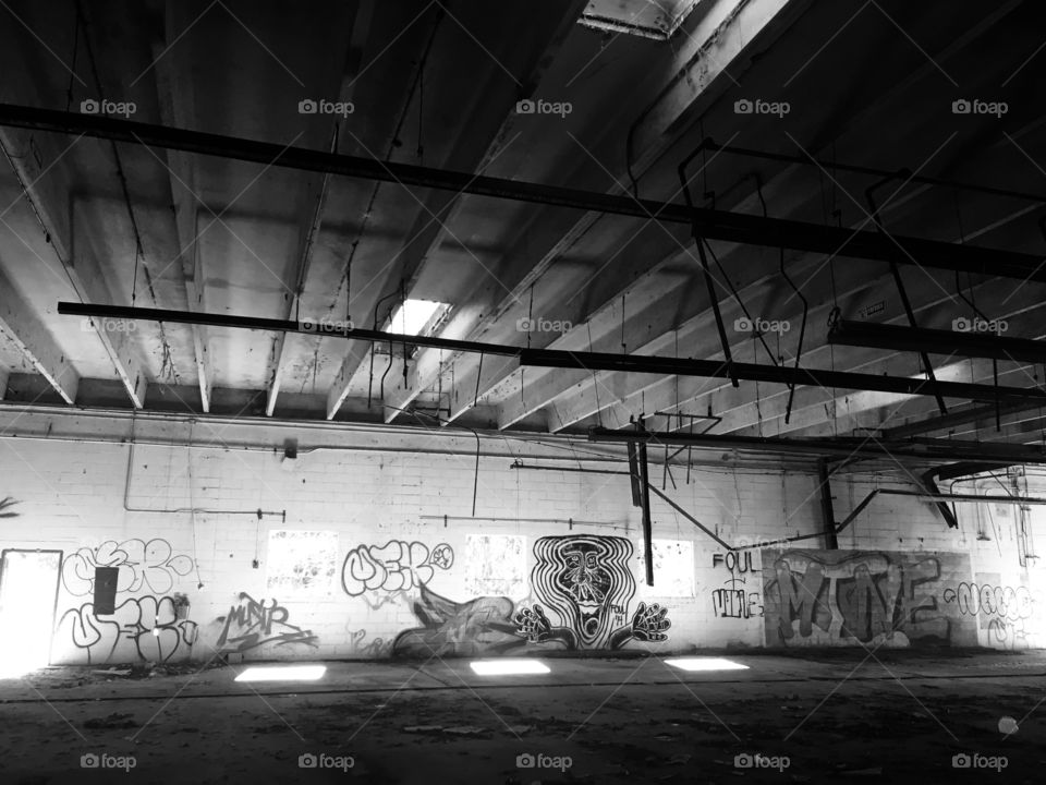 Indoors, Abandoned, Monochrome, No Person, Inside