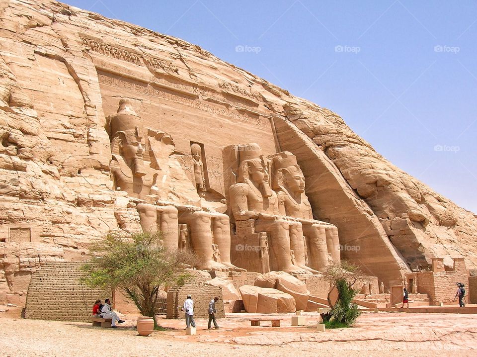 Awe inspiring Temple of Abu-Simbel