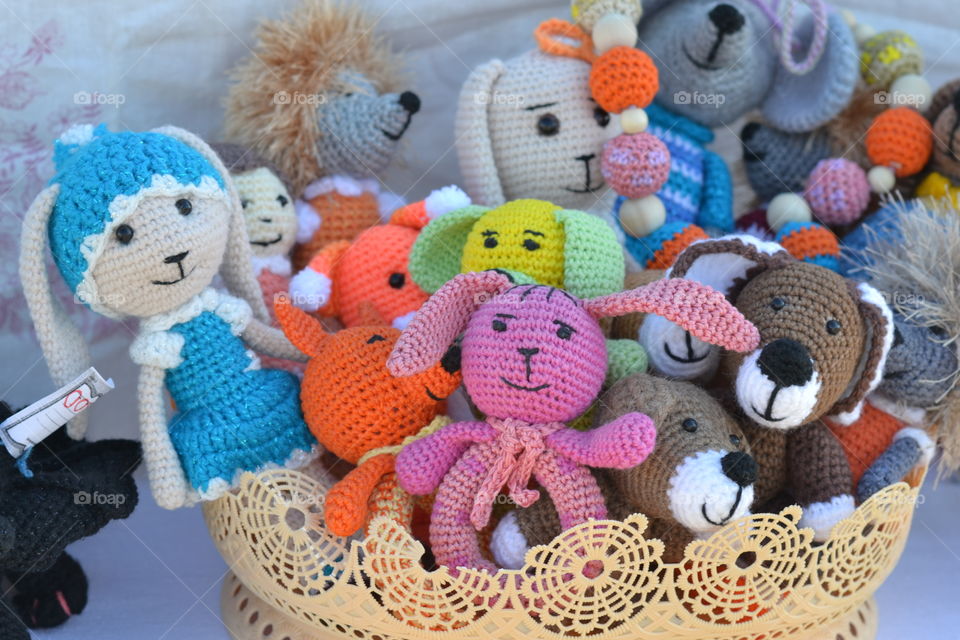 knitted toys