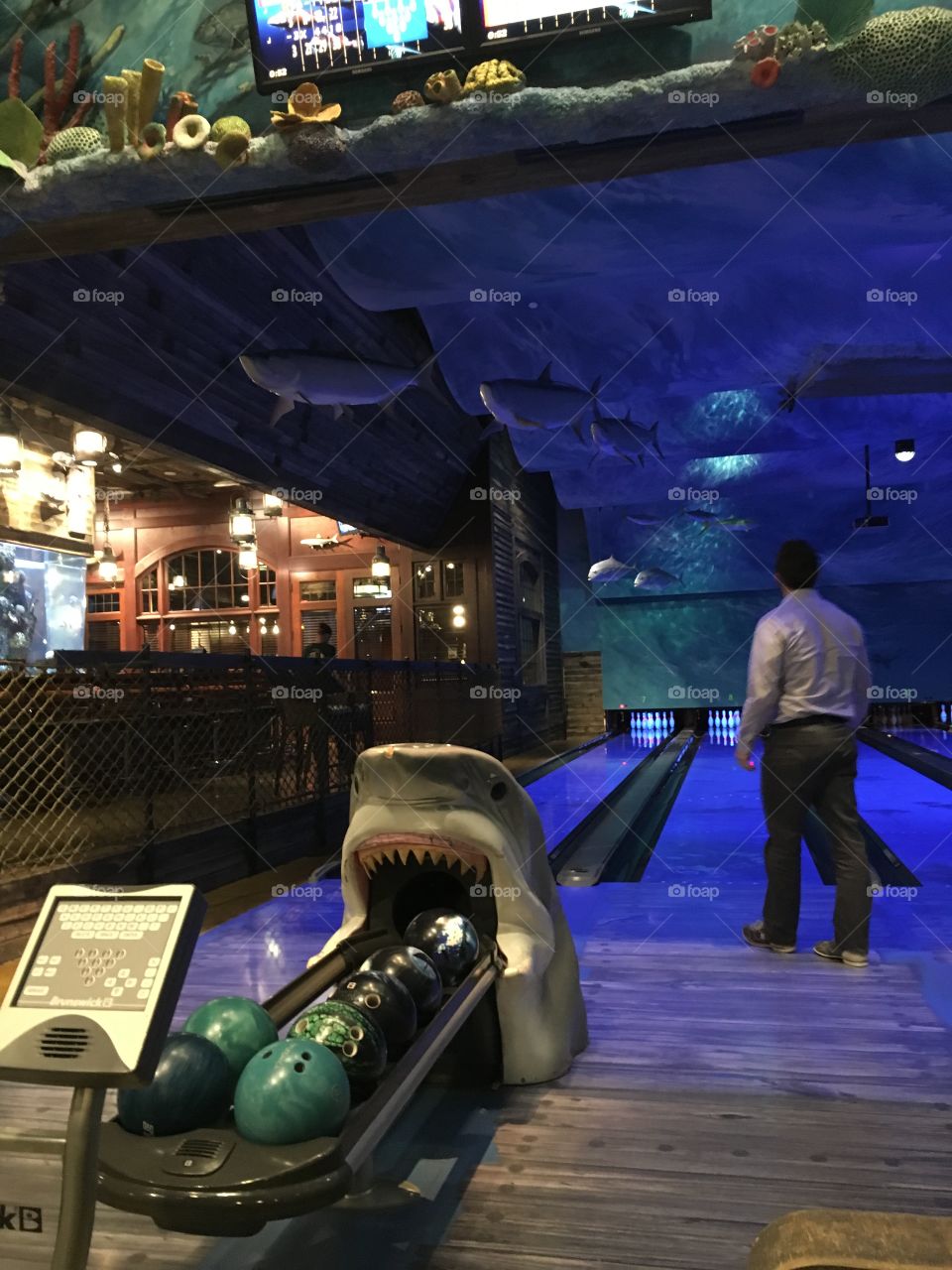 Underwater bowling!