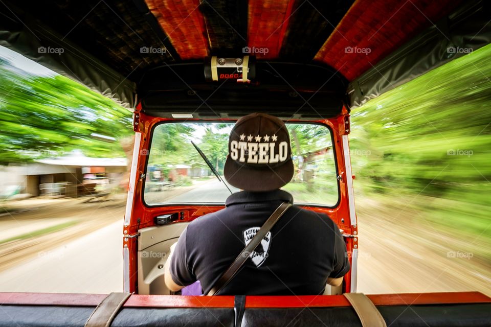 Take a Tuk Tuk in Battambang, Cambodia