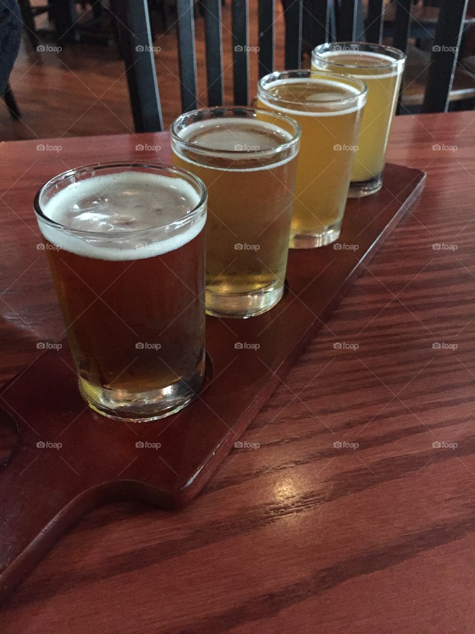 Beer tasting. 4 lagers from local brewers