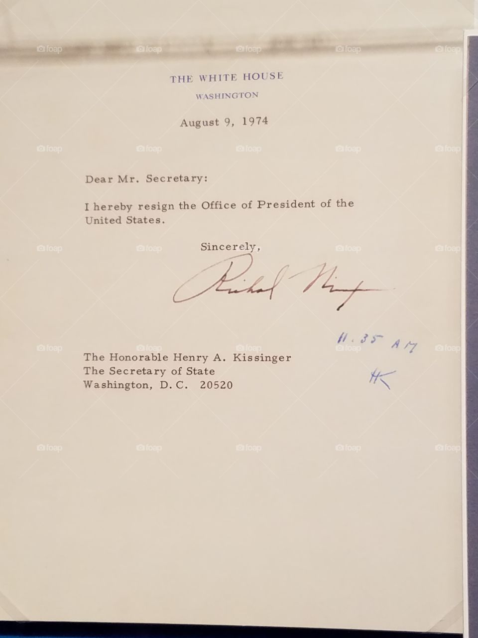 Nixon Resignation