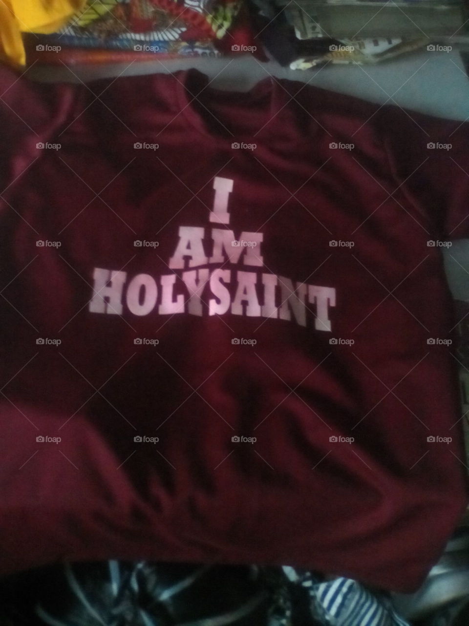 holysaint custom-made T-shirt