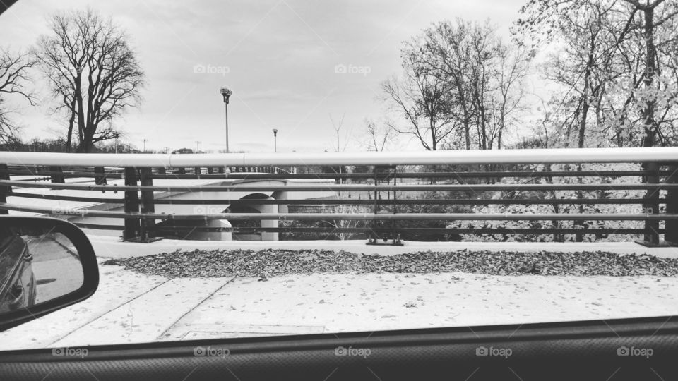 A bridge and sidewalk