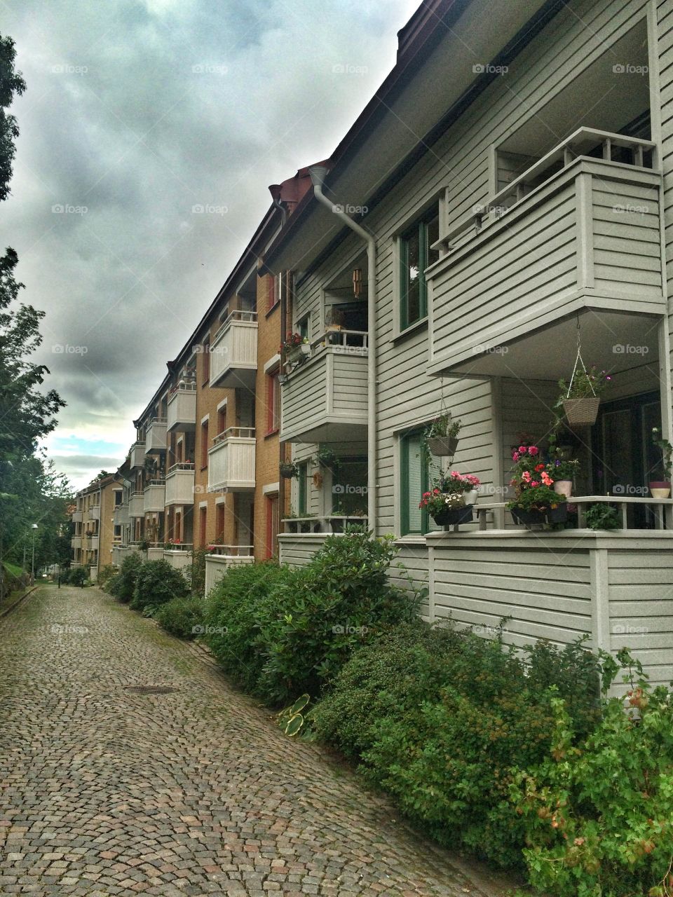 Gamla Stan in Cloudy Gothenburg 