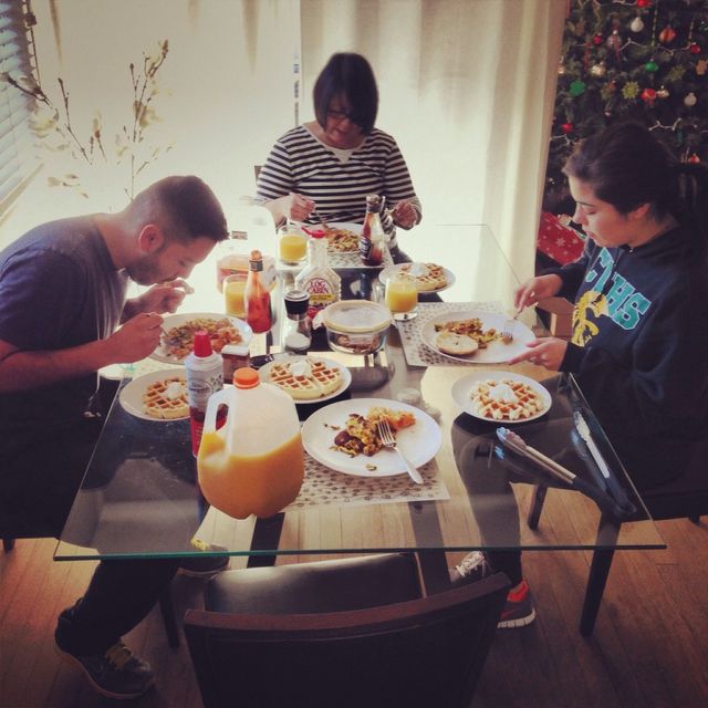 Christmas morning