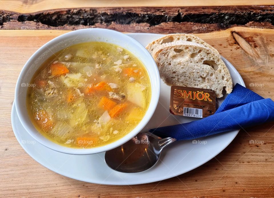 Icelandic lamb soup