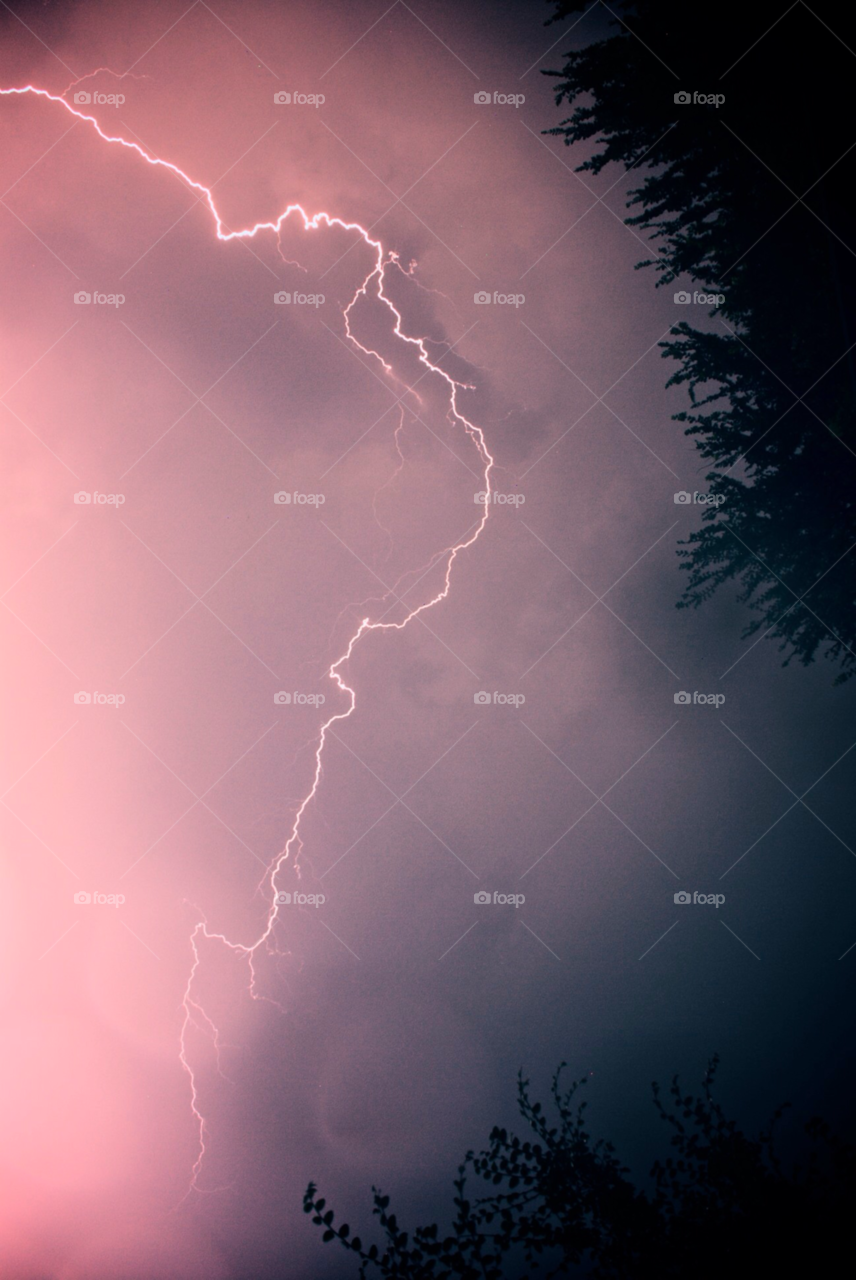 sky night storm lightning by pcar773