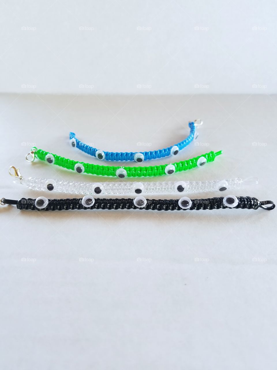 Googly eye bracelets