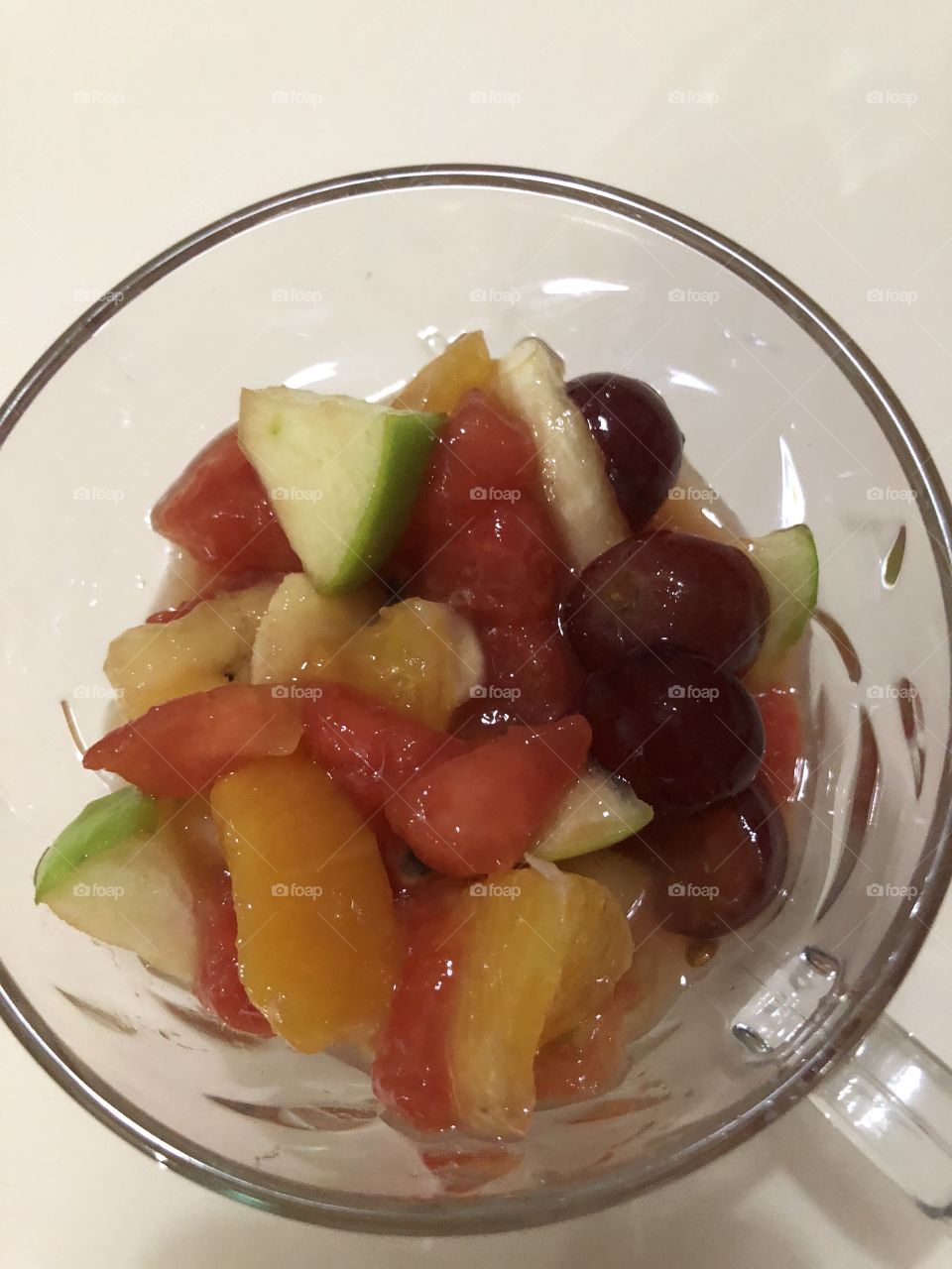 Delicious and classy Fruit salad in a cup 