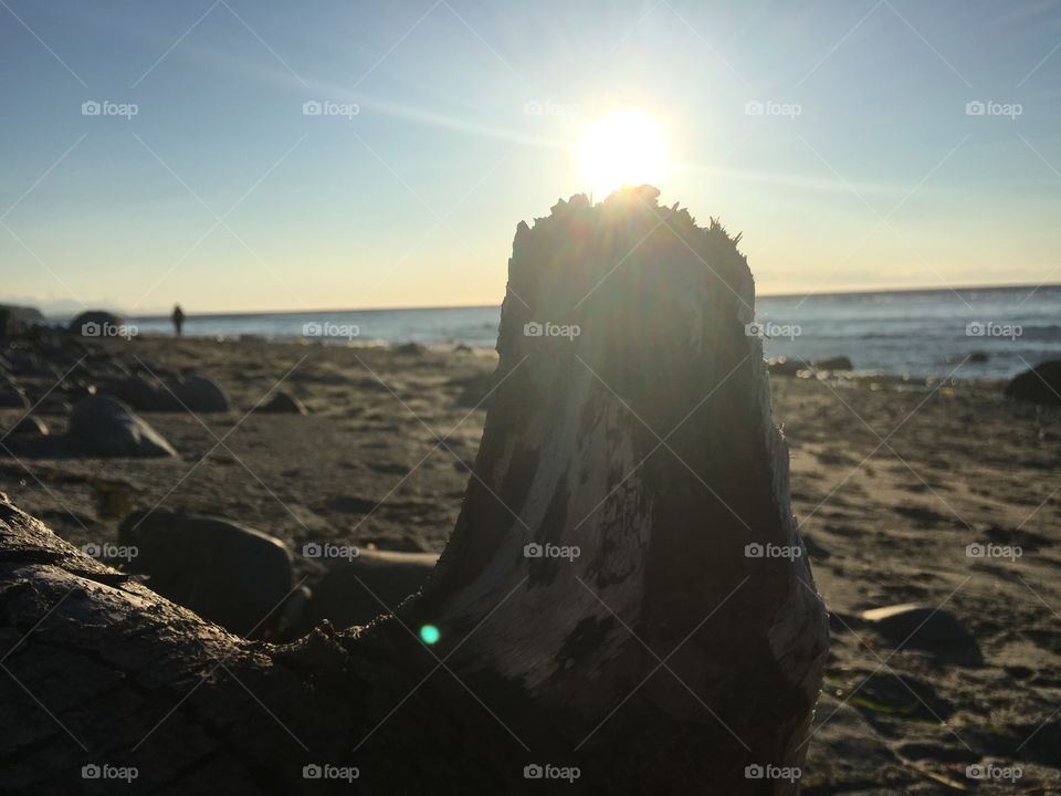 Sunset, Beach, Water, Sea, Landscape