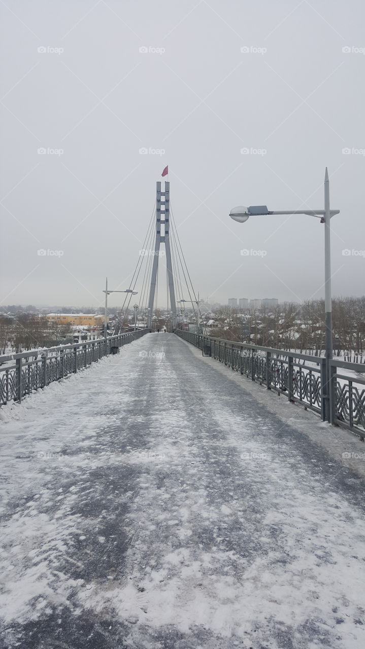 On the bridge 