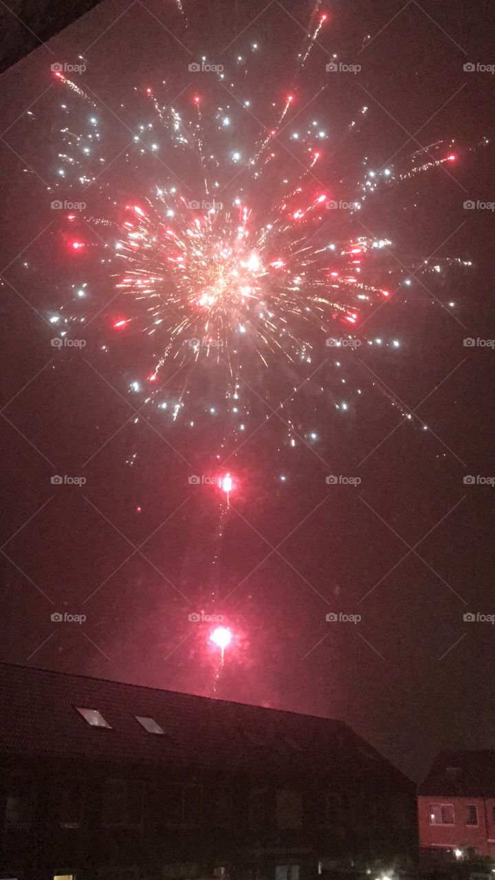 Garden fireworks 