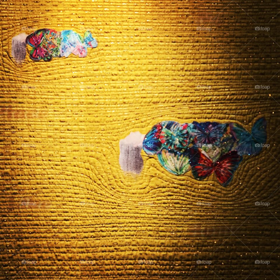 Partial yellow quilt