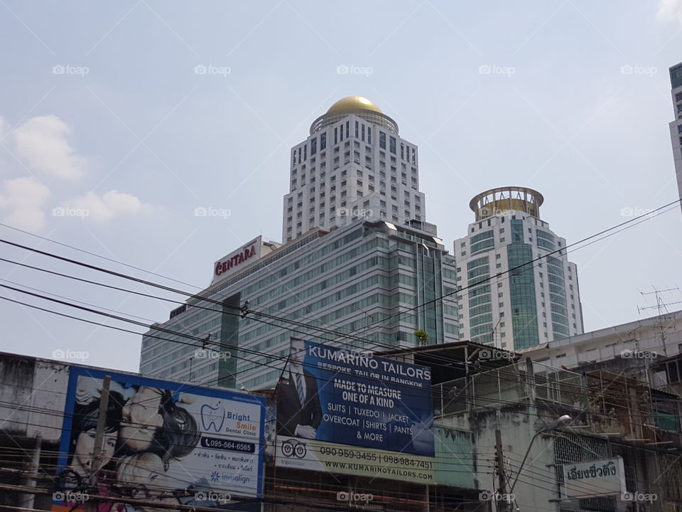 view of building in Chinatown district in Bangkok