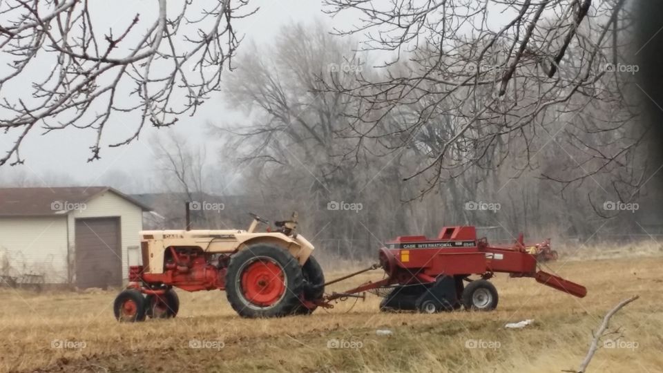 tractor . lone tractor