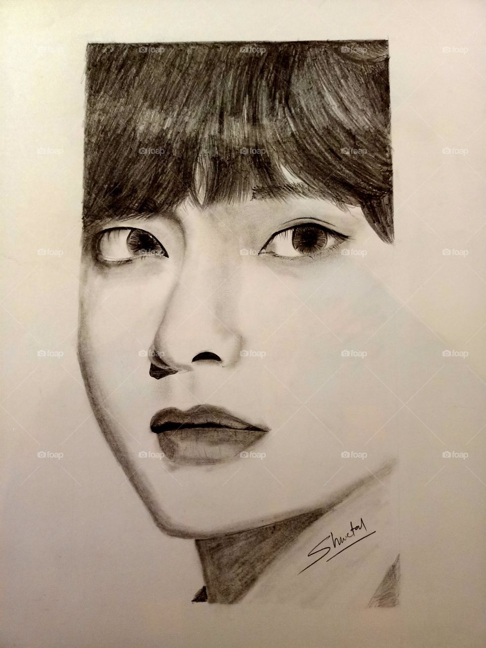 BTS V's portrait