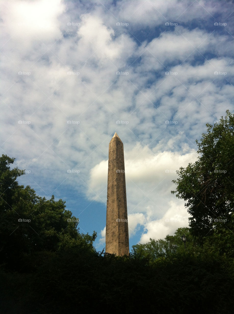 sky clouds park nyc by cardamomcoffee