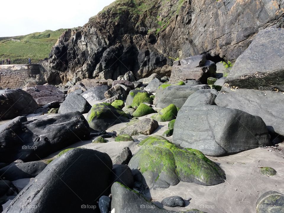 Green granite