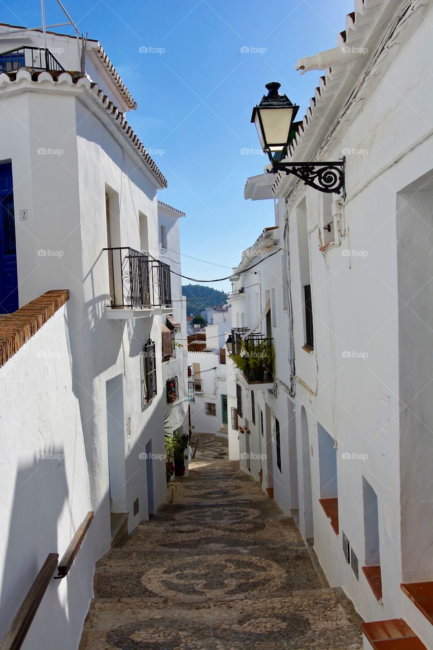 Wonderful village called Frigiliana in Spain 