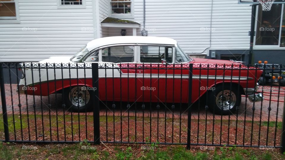 old car. my neighbors new car? 