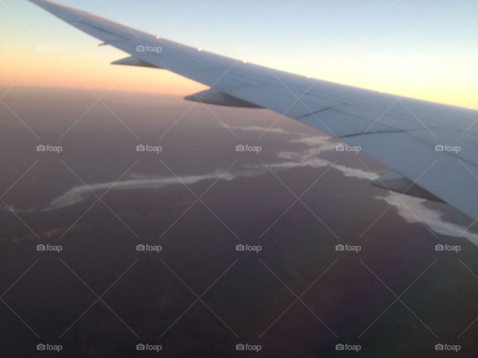 Australia plane view